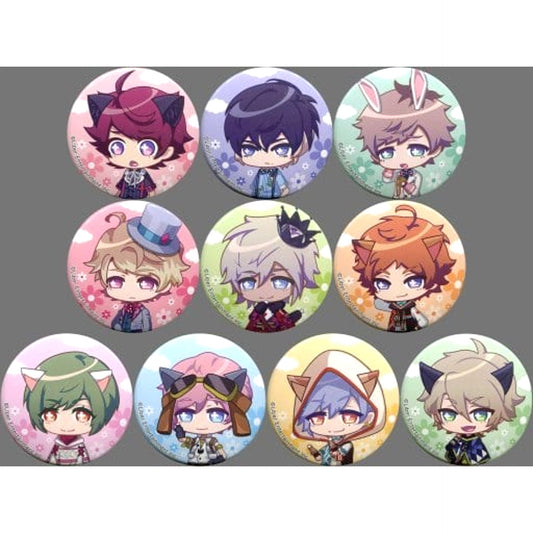 Sakuya Sakuma & Others A3 A3! All 10 Types Set Chara Badge Collection 2nd Performance: Spring Team & Summer Team [USED]
