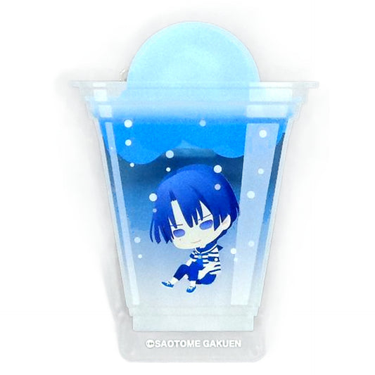 Masato Hijirikawa Uta no Prince Sama Trading Acrylic Badge Chibi Chara Marine Ver. SHINING STORE Limited Can Badge [USED]