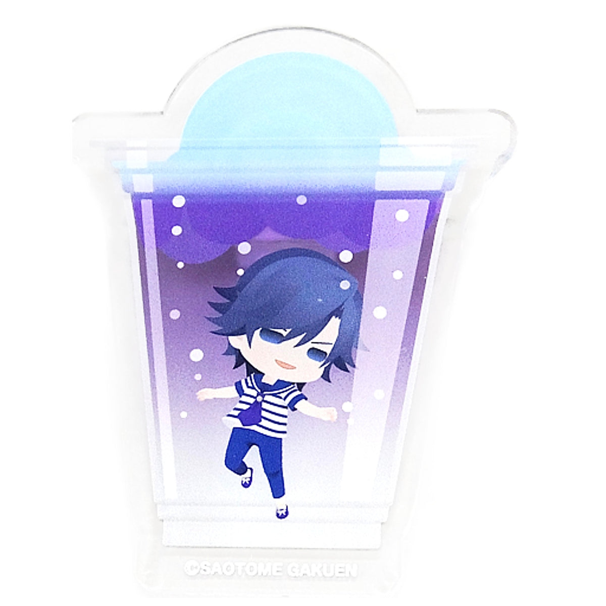 Tokiya Ichinose Uta no Prince Sama Trading Acrylic Badge Chibi Chara Marine Ver. SHINING STORE Limited Badge Badge [USED]
