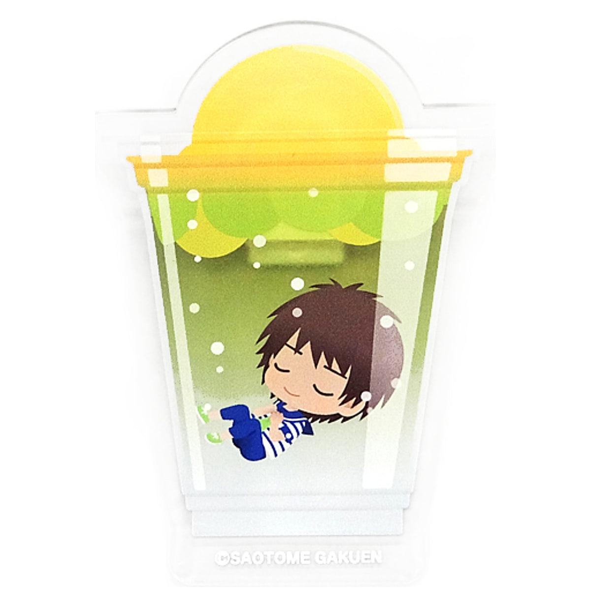 Cecil Aijima Uta no Prince Sama Trading Acrylic Badge Chibi Chara Marine Ver. SHINING STORE Limited Can Badge [USED]