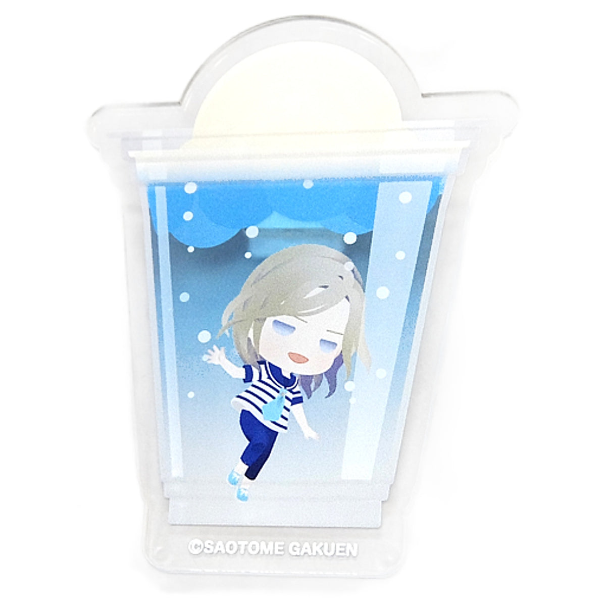 Camus Uta no Prince Sama Trading Acrylic Badge Chibi Chara Marine Ver. SHINING STORE Limited Can Badge [USED]