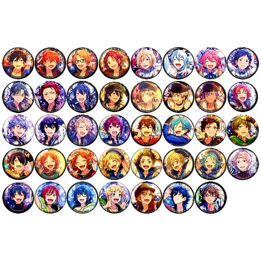 Set of 39 Ensemble Stars! 3rd Anniversary Fan Thanksgiving Character Button Collection [USED]
