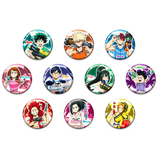 Momo Yaoyorozu & Others My Hero Academia All 10 Types Set Random Button Water Gun [USED]