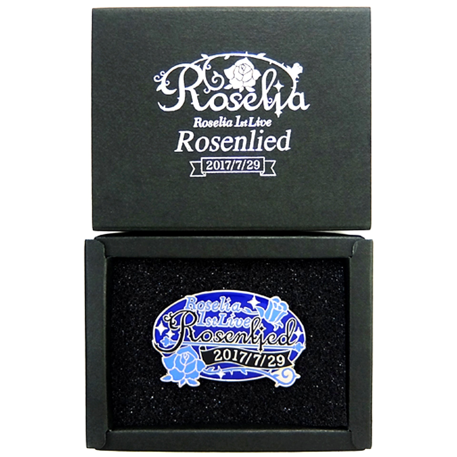Logo Design BanG Dream! Roselia 1st Live Rosenlied Additional Performance Memorial Pins [USED]