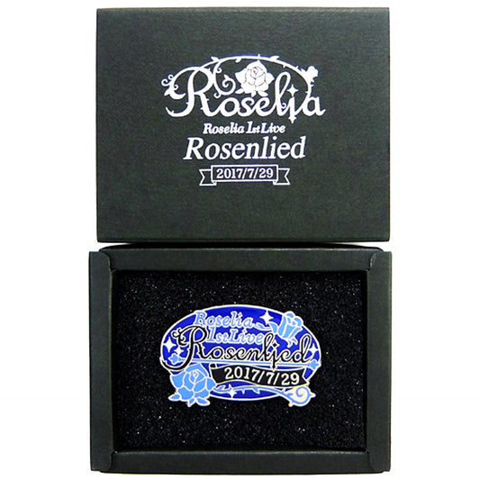 Logo Design BanG Dream! Roselia 1st Live Rosenlied Additional Performance Memorial Pins [USED]