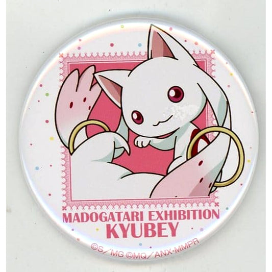 Kyubey Puella Magi Madoka Magica x Monogatari Series Collection Button MADOGATARI Exhibition Limited [USED]