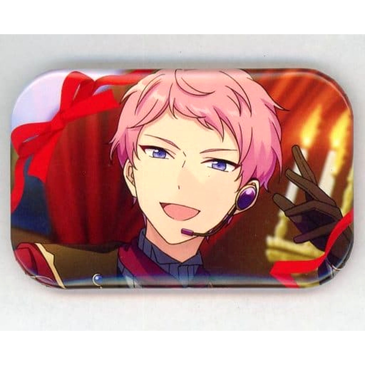 Ensemble Stars! Shu Itsuki Valentine Marukaku Can Badge 2017 Ver. Buttons [USED]