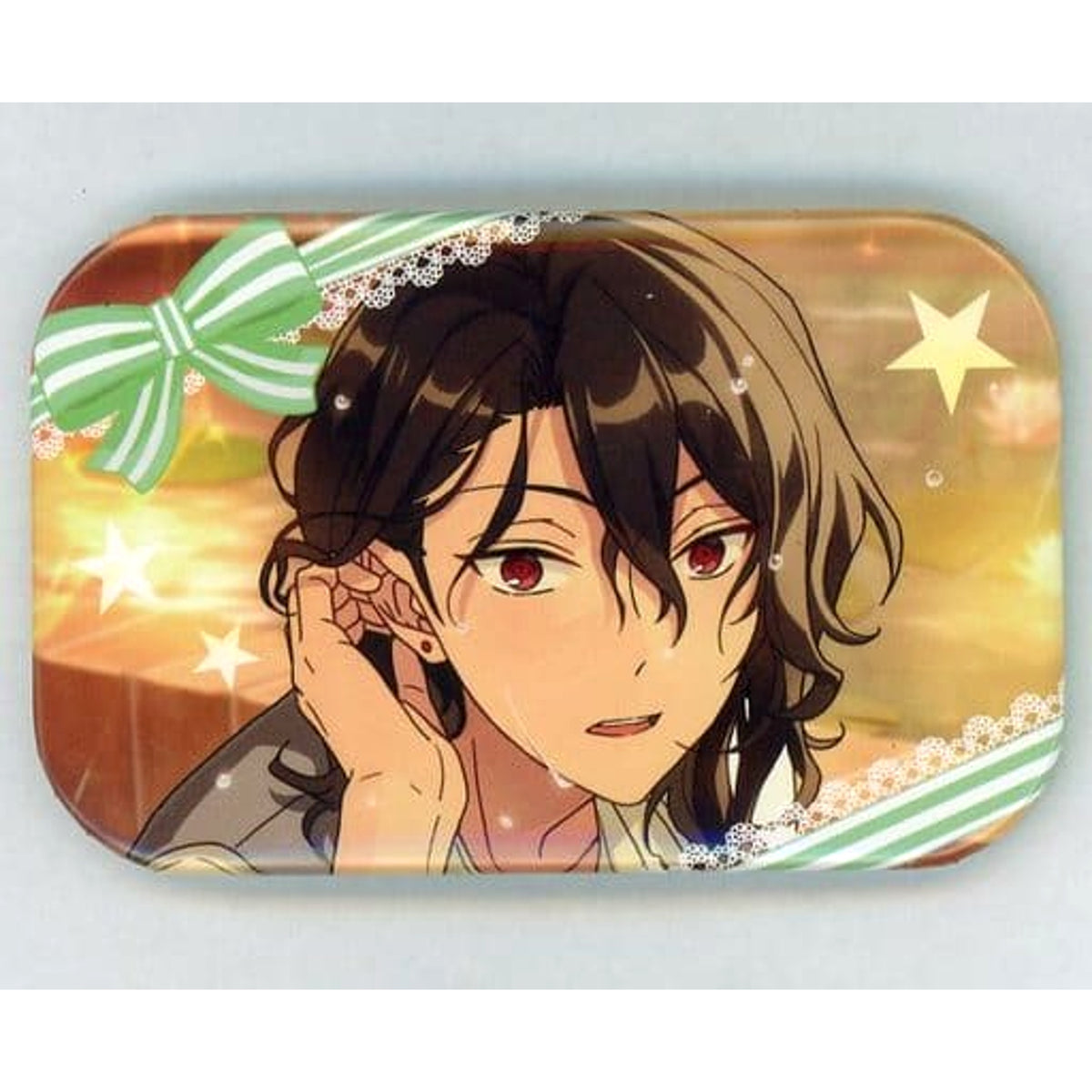Ensemble Stars! Rei Sakuma Valentine Marukaku Can Badge 2018Ver. Buttons [USED]