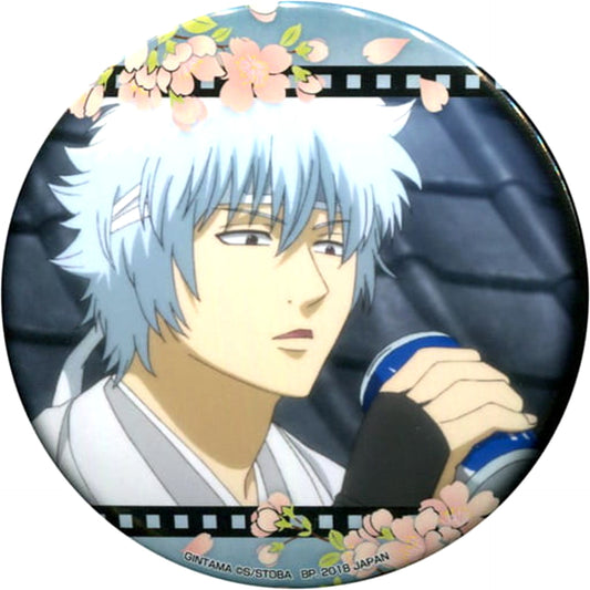 Gintama Gintoki Sakata Roof Background Can Badge Memories Are Always Beautiful Vol.2 Sega Adores Limited Buttons [USED]