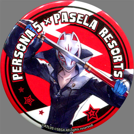 Yusuke Kitagawa Fox Title White Persona 5 Original Button Menu Order Bonus x PASELA RESORTS [USED]