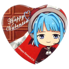 Ensemble Stars! Hajime Shino Heart Can Badge Group B Valentine Marukaku Kan Badge 2018 Ver. Buttons [USED]