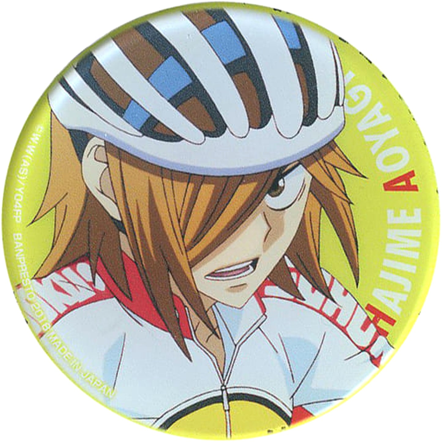 Yowamushi Pedal Glory Line Hajime Aoyagi Acrylic Badge Amusement Ichiban Cafe Limited Buttons [USED]