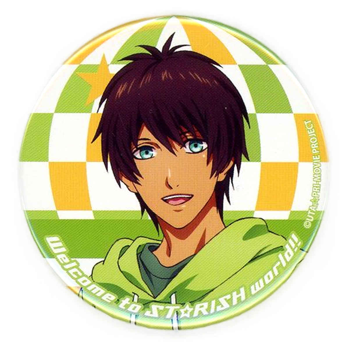 Cecil Aijima Uta no Prince Sama St Rish Fan Meeting Welcome to STARISH World!! Trading Tin Badge Can Badge [USED]