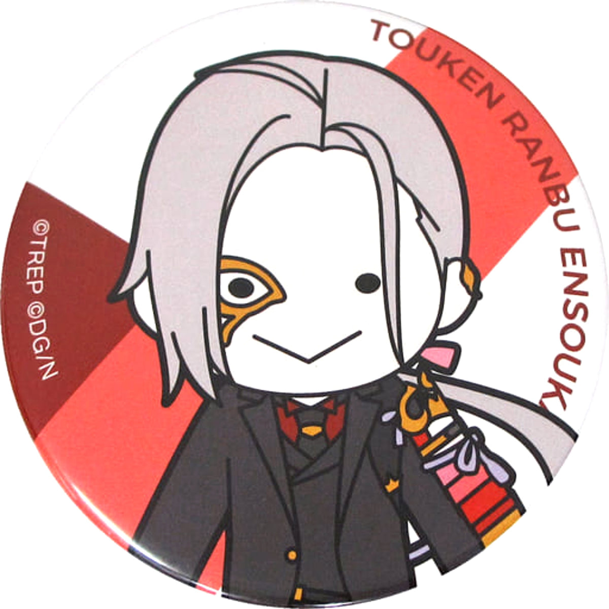 Touken Ranbu ONLINE Daihannya Nagamitsu Can Badge Touken Ranbu Ensoukai Kyoto Venue Limited Buttons [USED]