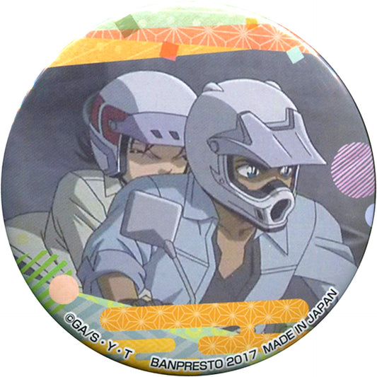 Heiji Hattori & Kazuha Toyama Detective Conan Button Ichiban Cafe CONAN Chaya [USED]