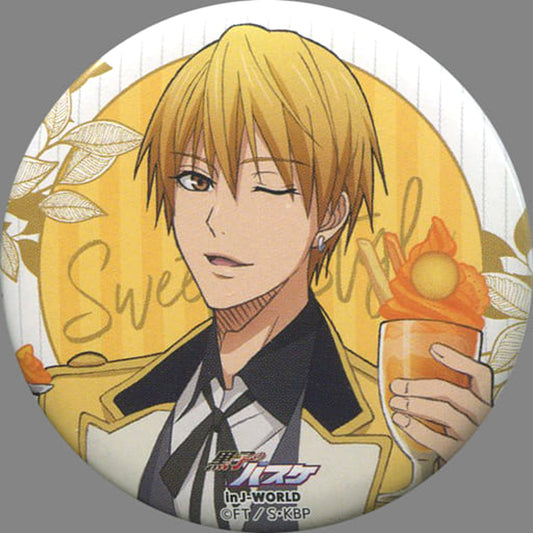 Ryota Kise Kuroko's Basketball 56mm Button J-World Collection Sweets Style Ver. Ryota Kise Limited Mini Attraction Manager no Oshigoto Basketball Prize [USED]