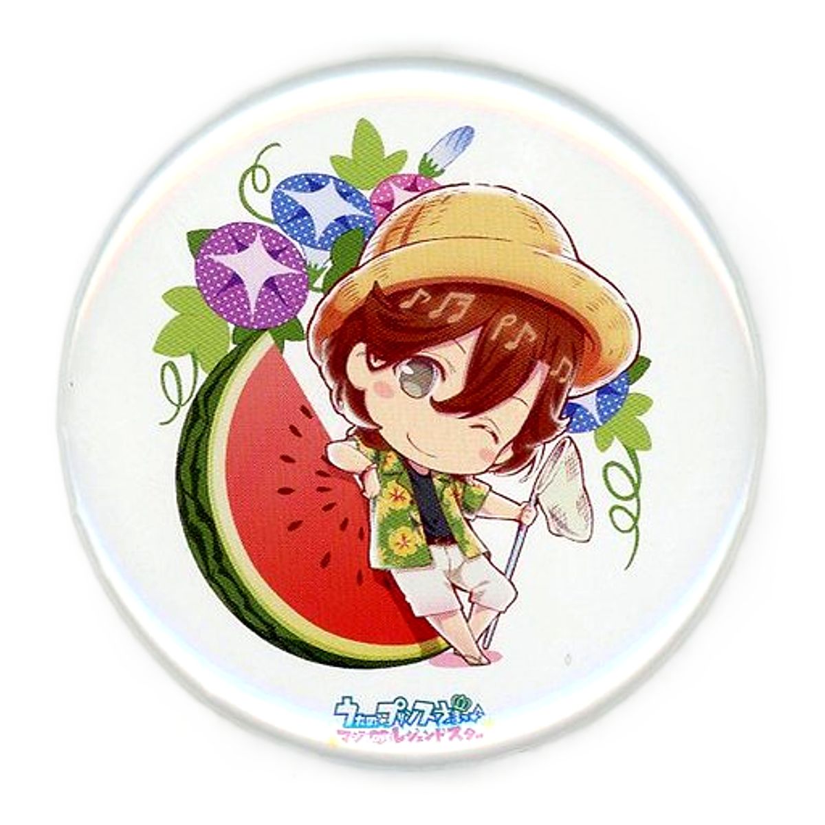 Reiji Kotobuki Uta no Prince Sama Maji Love Legend Star Newly Drawn Chibi Characters 56mm Blu-ray / DVD Gamers Whole Volume Purchase Privilege Can Badge [USED]