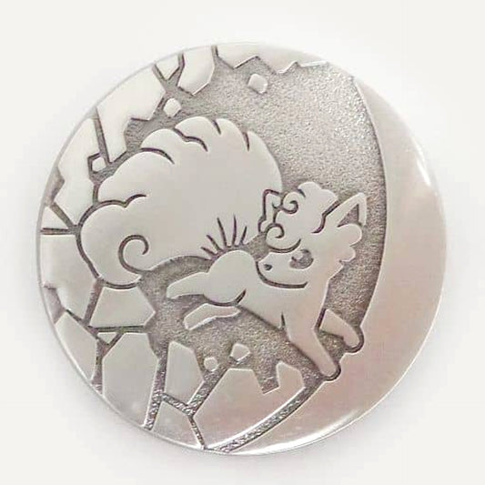 Pokemon Alolan Vulpix Pins Collection 100 Poke Yako no Pokemon Pokemon Center Limited Pins [USED]