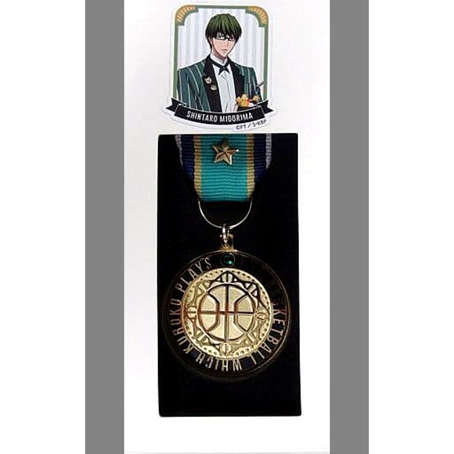 Shintaro Midorima Kuroko's Basketball Emblem Badge J-World Collection Sweets Style Ver. Shintaro Midorima Limited [USED]
