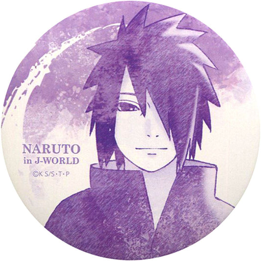 Sasuke Uchiha Pale Color Naruto & Boruto J-WORLD Emaki Kizuna Uchiha Brothers Connected Heart 75mm Button [USED]