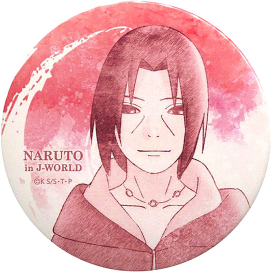 Itachi Uchiha Pale Color Naruto & Boruto J-WORLD Emaki Kizuna Uchiha Brothers Connected Heart 75mm Button [USED]