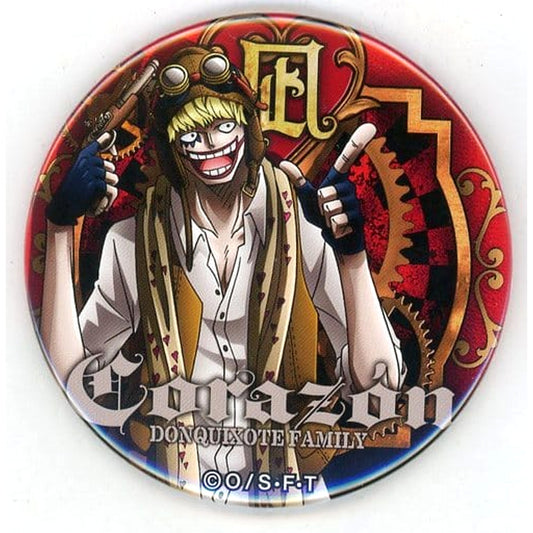 One Piece Corazon Yakara Can Badge Part 11 Engine Buttons [USED]