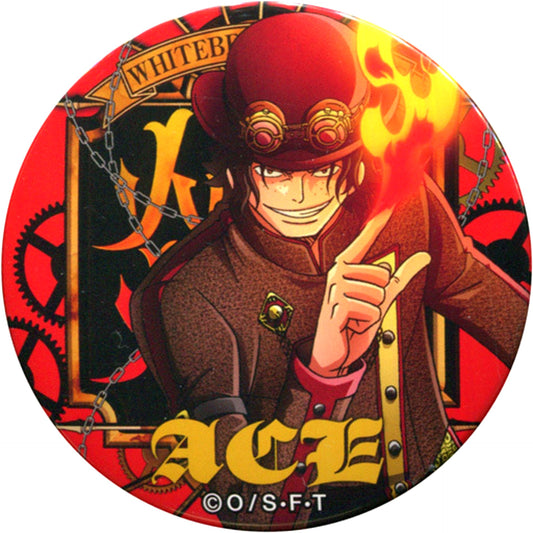 Portgas D. Ace One Piece Yakara Button Vol.11 ENGINE [USED]