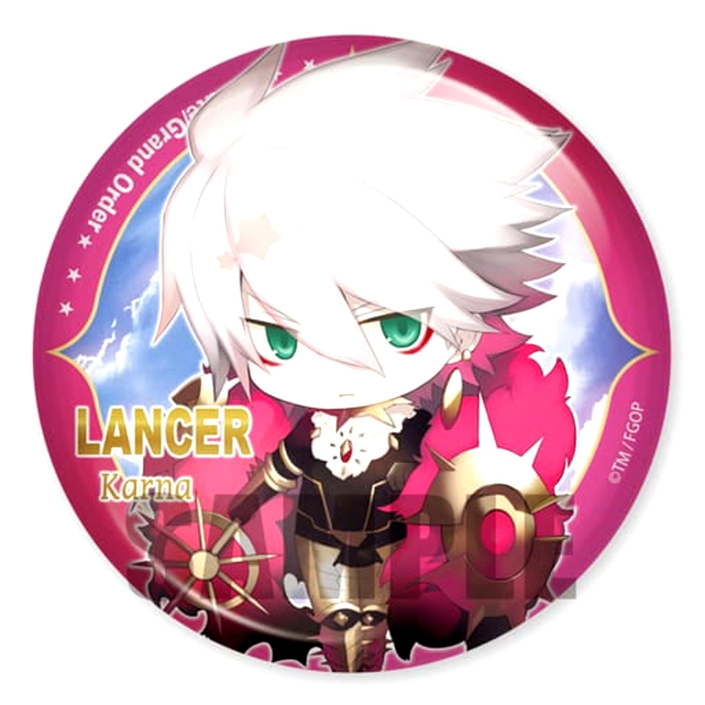 Fate/Grand Order Lancer Karna Charatoria Can Badge Vol.2 [USED]