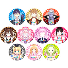 Set of 10 Virtual YouTuber Nijisanji Character Badge Collection 2nd Gen [USED]