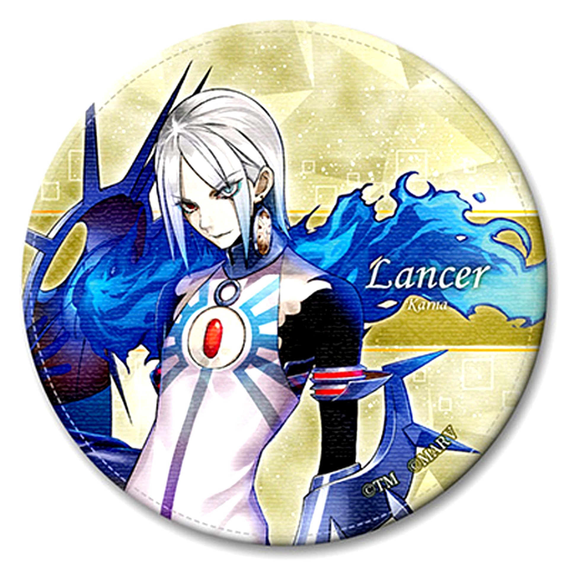 Lancer Karna Fate/EXTELLA LINK Leather Badge [USED]
