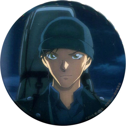 Shuichi Akai Front 1 Detective Conan: The Darkest Nightmare Movie Edition Button [USED]