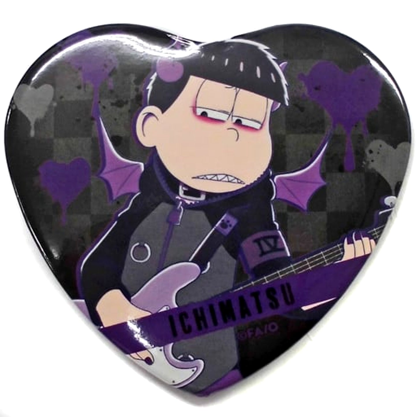 Ichimatsu Mr. Osomatsu Heart Button Collection Devil Band Ver. Devil Band in HMV Limited [USED]