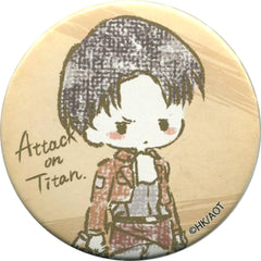 Attack on Titan Levi Ackerman Graff Art Trading Can Badge 1st Attack on Titan Test Buttons [USED]
