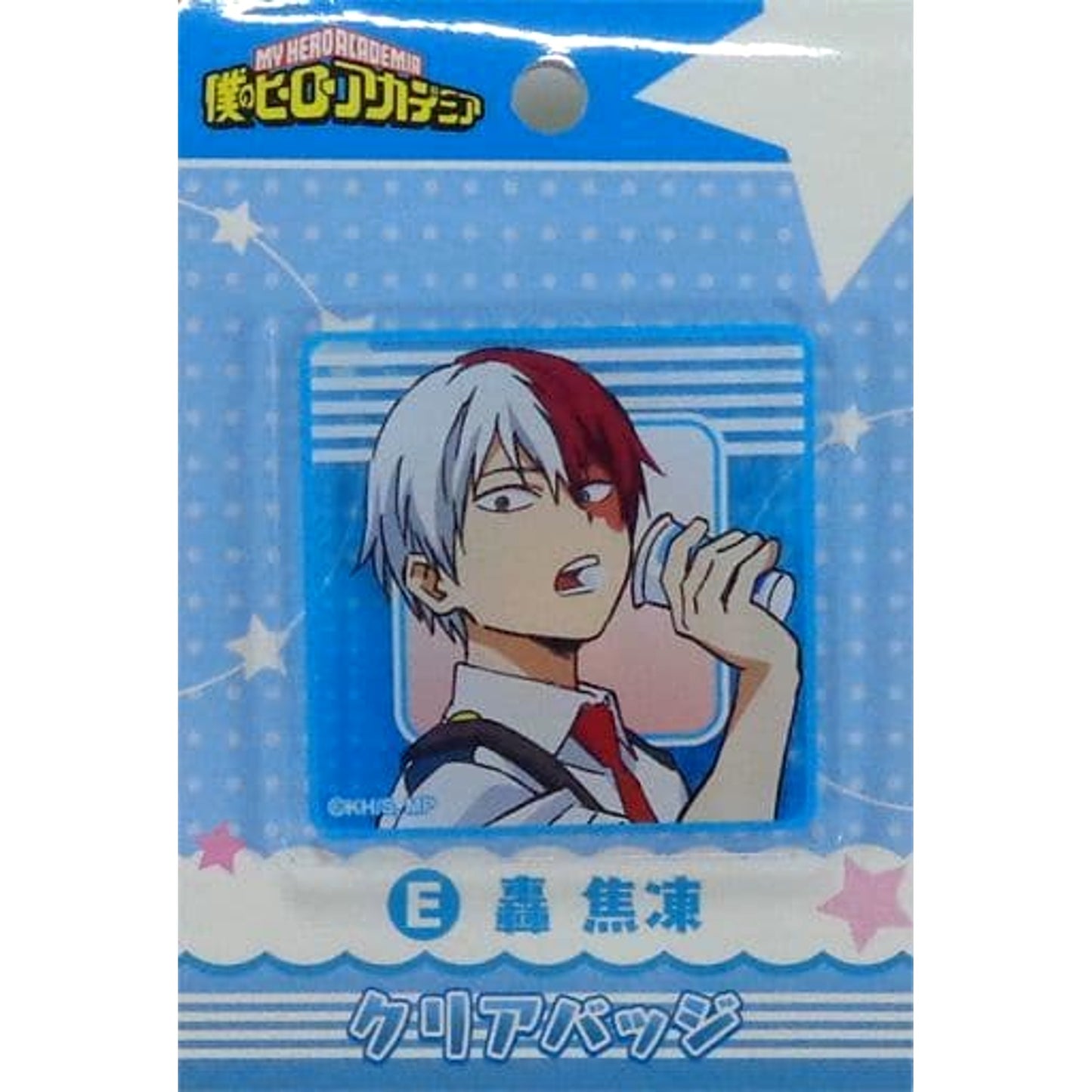 Shoto Todoroki Ice My Hero Academia Clear Badge [USED]
