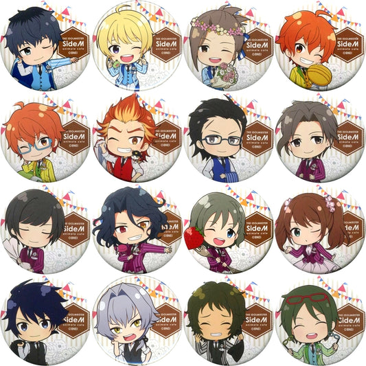 Set of 16 The Idolmaster SideM x animatecafe Trading Badge Garden Party Ver. Group B [USED]