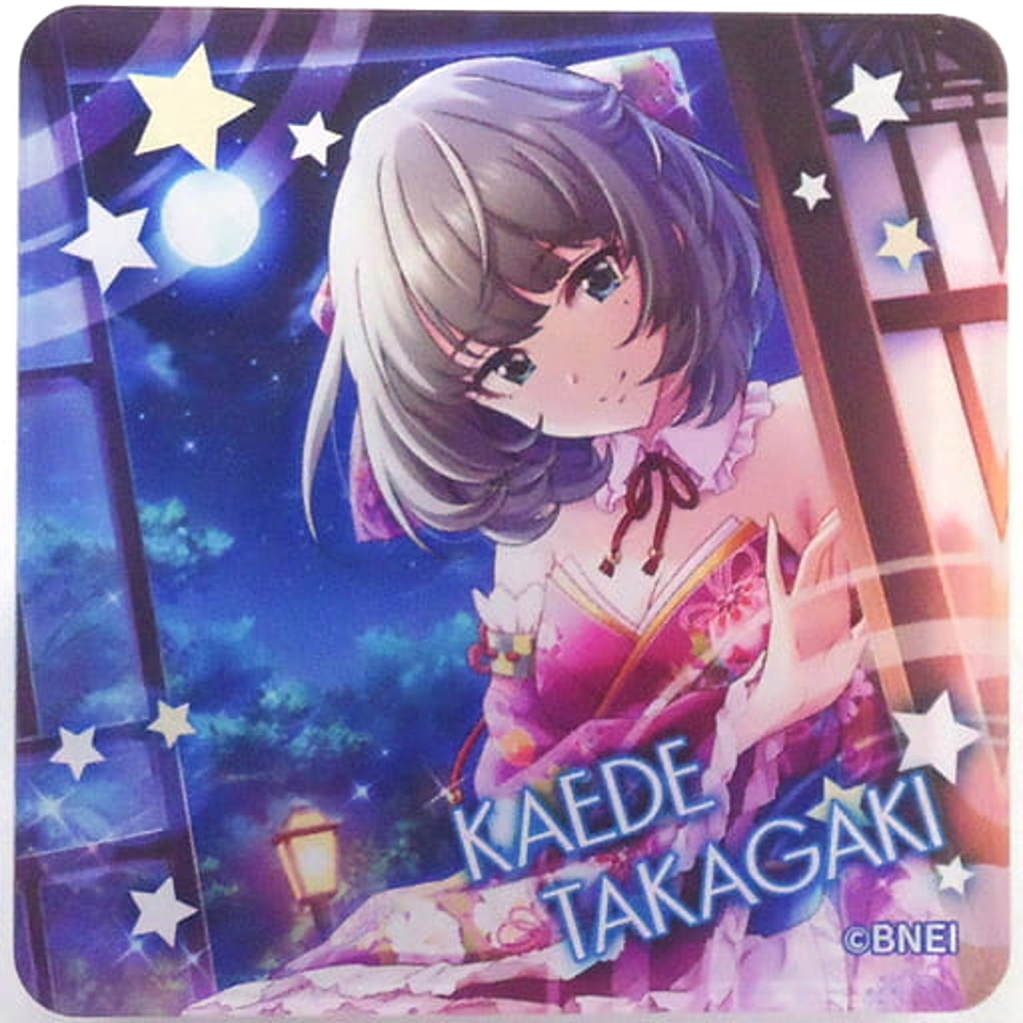 Takagaki Kaede THE IDOLM@STER Cinderella Girls Acrylic Badge Collection [USED]
