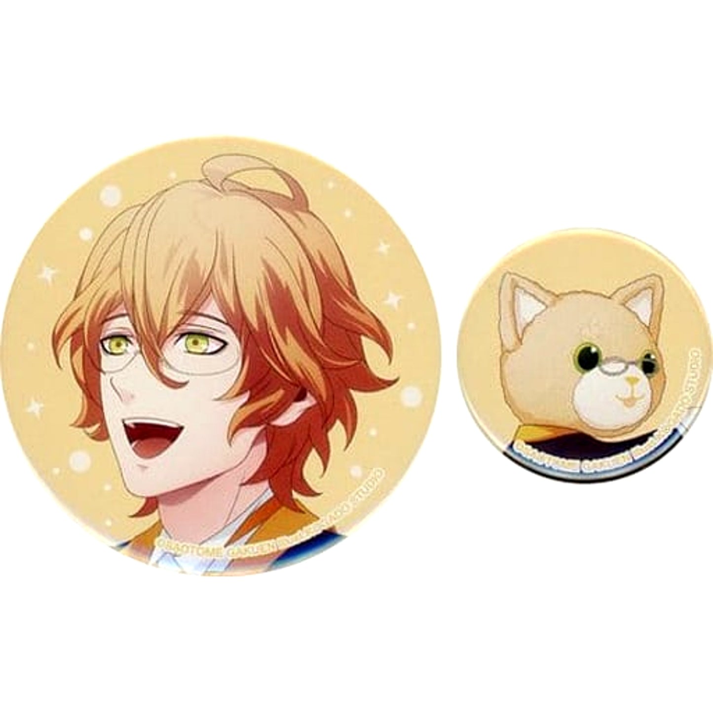 Uta no Prince Sama Natsuki Shinomiya Citron PRINCE CAT Trading Can Badge Set Party Style Ver. Mail order Limited Buttons [USED]