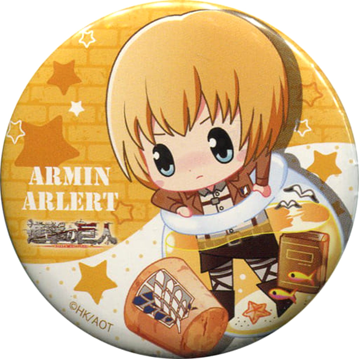 Attack on Titan Armin Arlert Trading Can Badge Buttons [USED]
