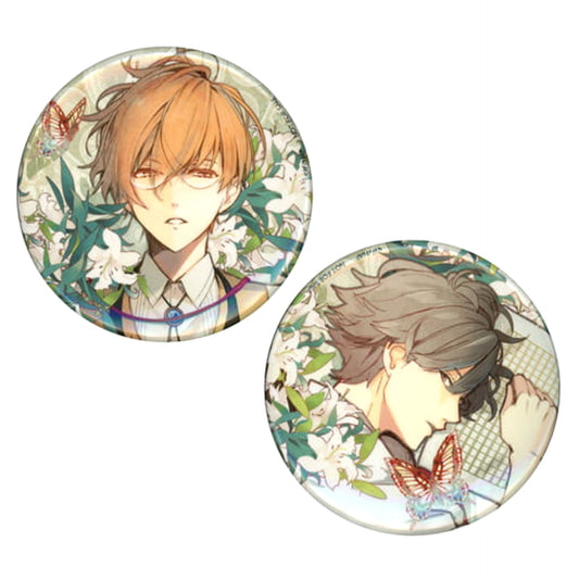 Libra of Nil Admirari Shogo Ukai & Others Can Badge animate Limited Blu-ray/DVD Vol.3 Purchase Bonus 2 Types set Buttons [USED]