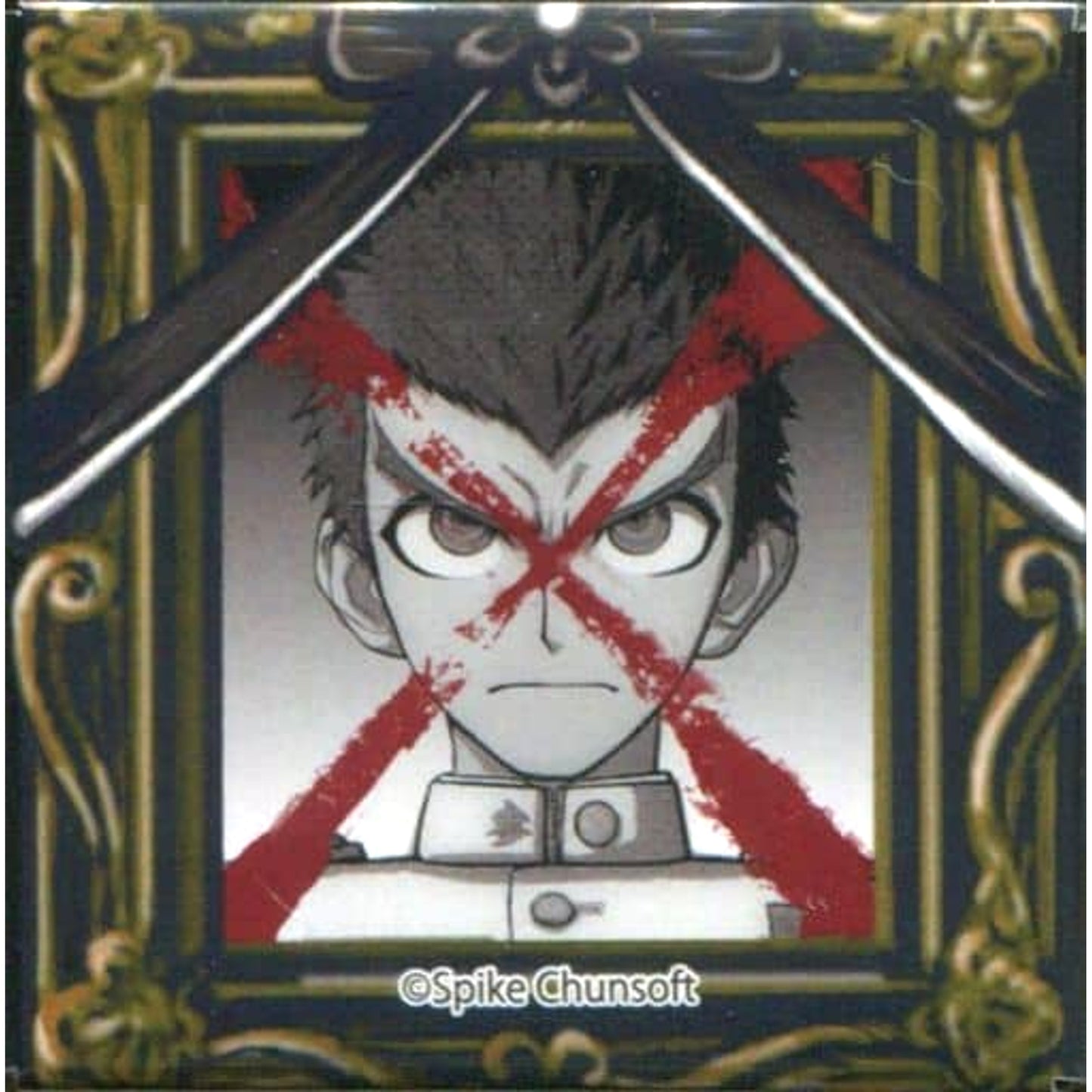 Danganronpa 1-2 Reload Kiyotaka Ishimaru Rakuten Collection Memorial Square Can Badge Prize C-2 Buttons [USED]