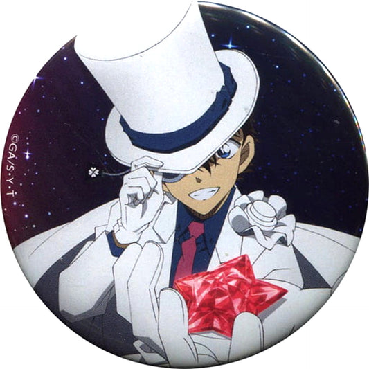 Detective Conan Kid the Phantom Thief Trading Can Badge Set Buttons [USED]