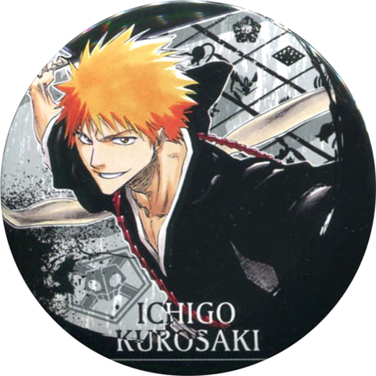 Ichigo Kurosaki Bleach Collection Button Part 1 WJ 50th Anniversary Exhibition Ver. 50th Anniversary Weekly Shonen Jump Exhibition Vol.3 Limited [USED]
