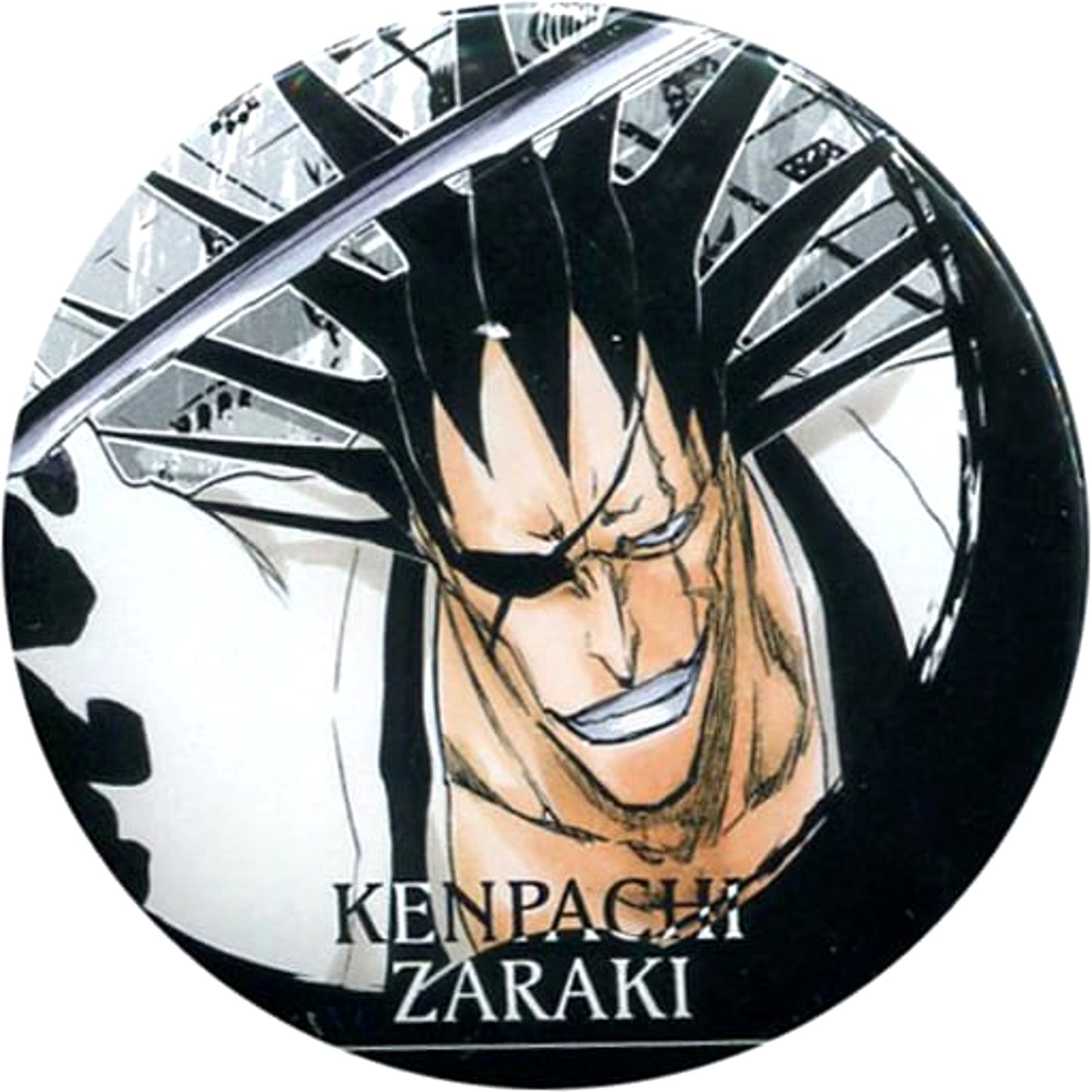 Kenpachi Zaraki Bleach Collection Button WJ 50th Anniversary Exhibition Ver. 1st Edition 50th Anniversary Weekly Shonen Jump Exhibition Vol.3 Limited [USED]