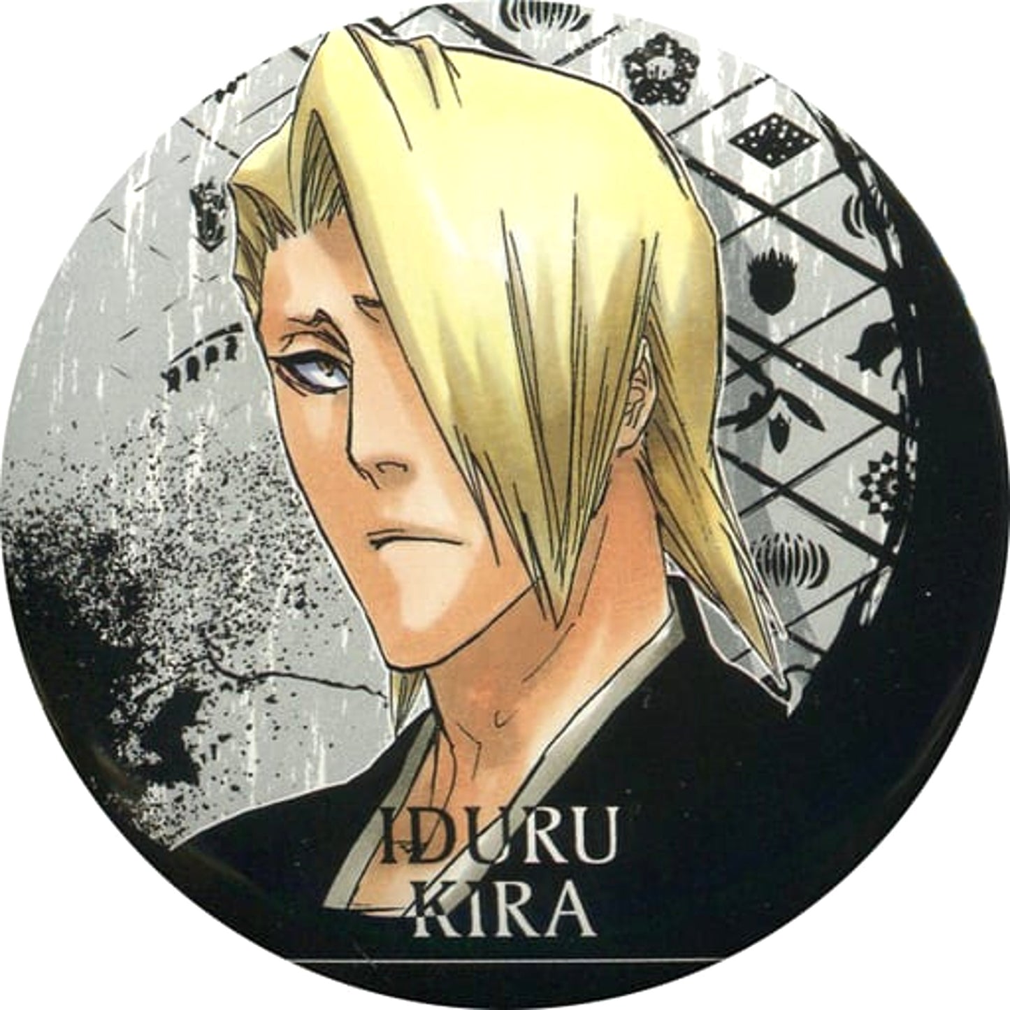 Bleach Izuru Kira Collection Can Badge WJ 50th Anniversary Exhibition Ver. 1st Edition 50th Anniversary Weekly Shonen Jump Exhibition Vol.3 Limited Buttons [USED]