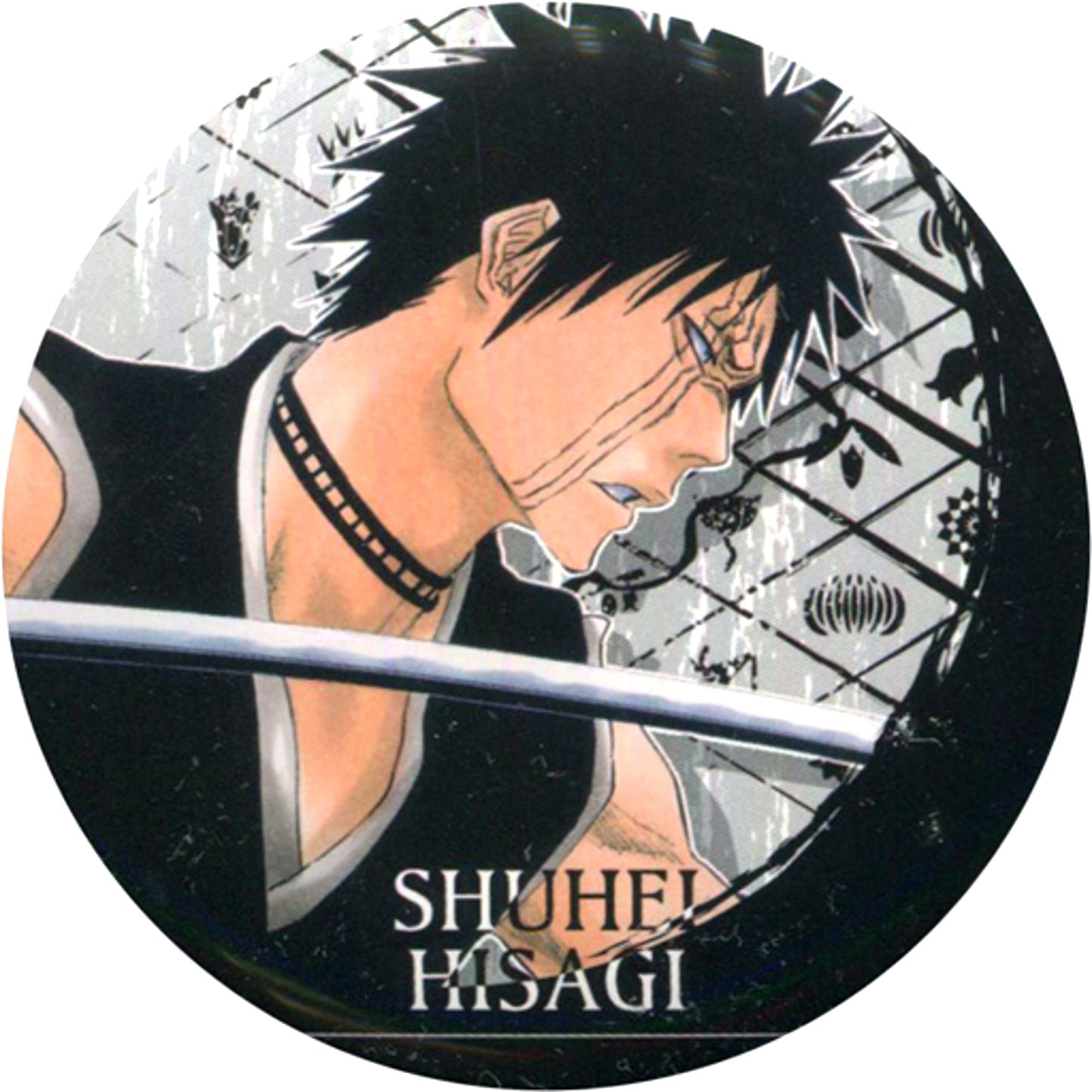 Shuhei Hisagi Bleach Collection Button WJ 50th Anniv Exhibition Ver. Vol.1 Weekly Shonen Jump Exhibition VOL.3 [USED]