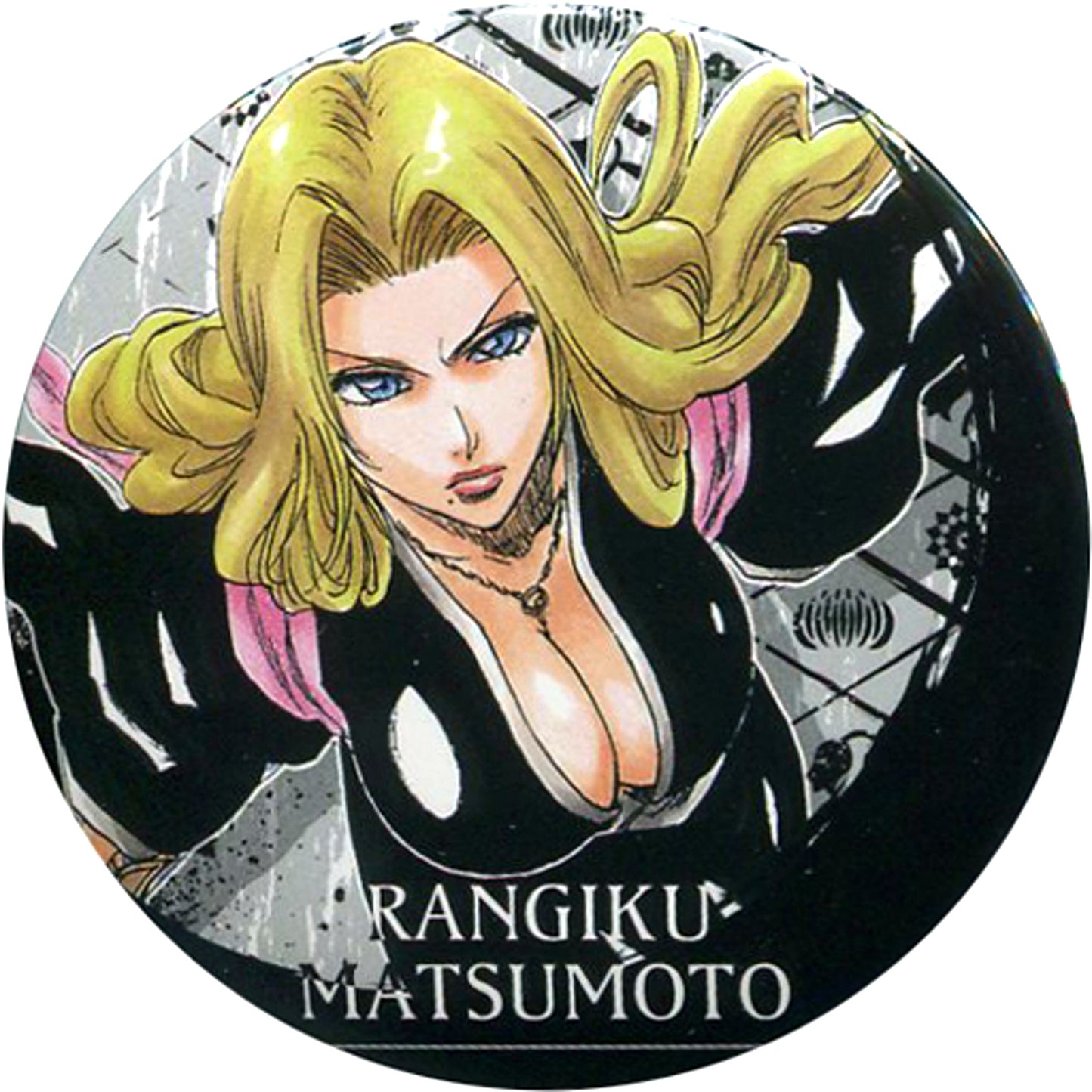 Rangiku Matsumoto BLEACH Collection Button WJ 50th Anniversary Exhibition Ver. Vol.1 Weekly Shonen Jump Exhibition VOL.3 Goods [USED]