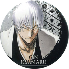 Bleach Gin Ichimaru Collection Can Badge WJ 50th Anniversary Exhibition Ver. Part 1 50th Anniversary Weekly Shonen Jump Exhibition Vol.3 Limited Buttons [USED]