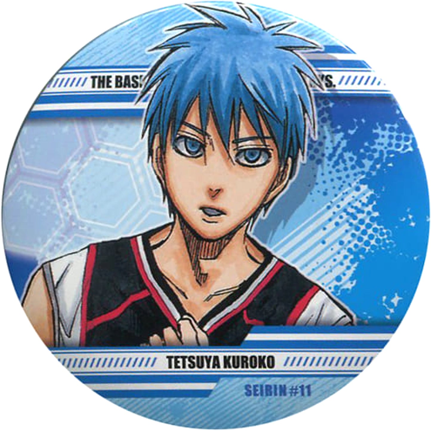 Tetsuya Kuroko Front Kuroko's Basketball Collection Button WJ 50th Anniversary Exhibition Ver. 1st Edition 50th Anniversary Weekly Shonen Jump Exhibition Vol.3 Limited [USED]
