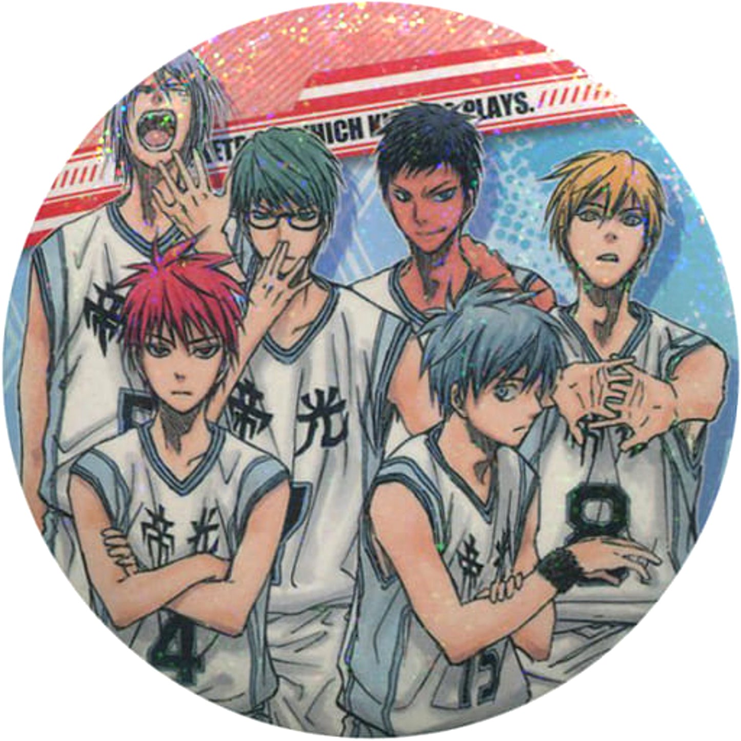 Tetsuya Kuroko & Others Rhea Kuroko's Basketball Collection Button WJ 50th Anniversary Exhibition Ver. 1st Edition 50th Anniversary Weekly Shonen Jump Exhibition Vol.3 Limited [USED]