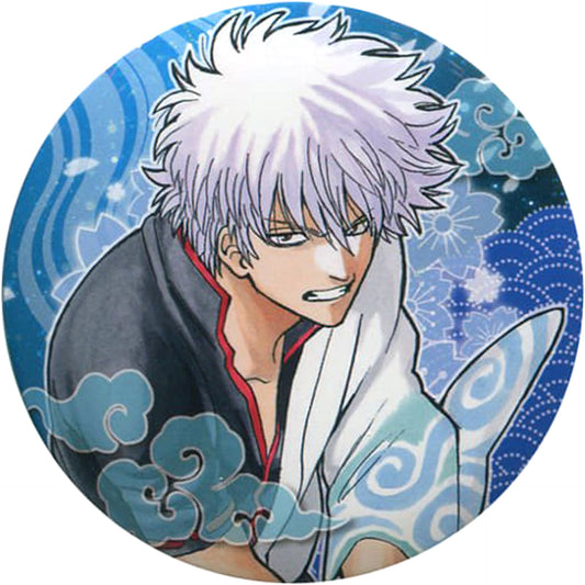 Gintama Gintoki Sakata Collection Can Badge WJ 50th Anniversary Exhibition Ver. Part 1 50th Anniversary Weekly Shonen Jump Exhibition Vol.3 Limited Buttons [USED]